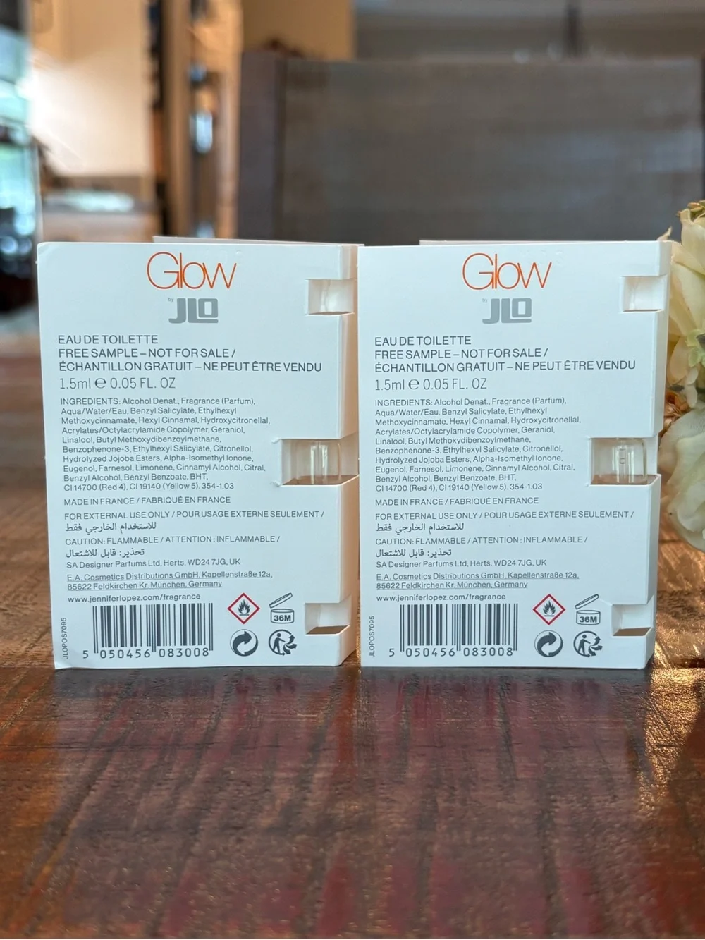 NEW Jennifer Lopez GLOW by JLO Fragrance SPRAY Sample DUO!